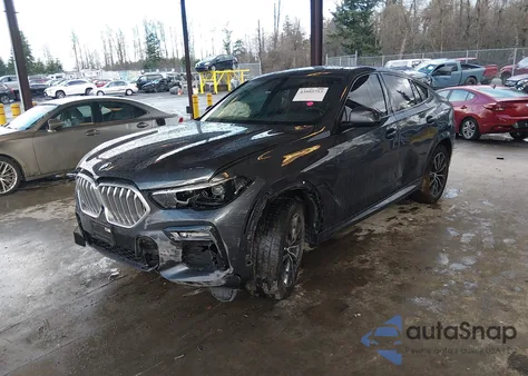 2021 BMW X6 xDrive40I from USA, damaged, VIN 5UXCY6C0XM9F61913